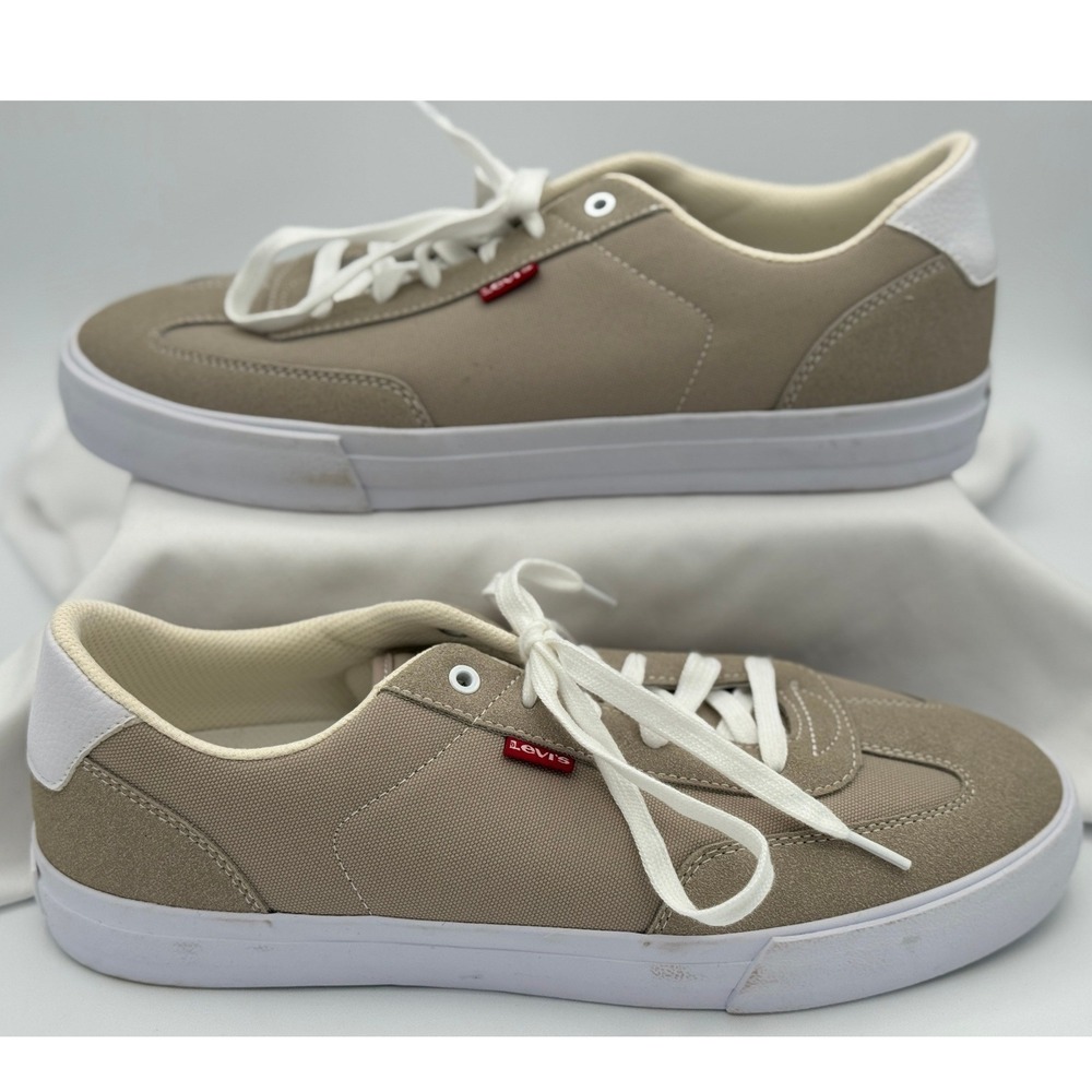 Levi's Men's Two Horse Brand Low Top Casual Sneakers - Tan - Size 10 NEW No Box